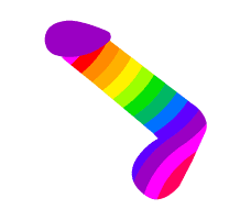 Rainbow Dildo