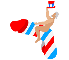 Uncle Sam Riding Cock