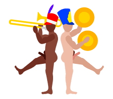 Naked Marching Band