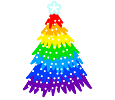 Rainbow Christmas Tree