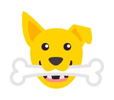 Dog with Bone