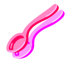 Pink Spoons