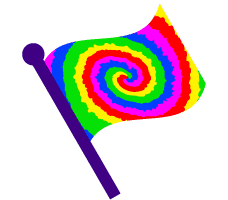 Tie Dye Flag